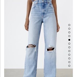 NEW Size 4 Zara White Slim Fit Jeans- TikTok viral